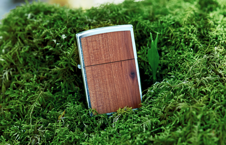 Wood Zippo Lighter