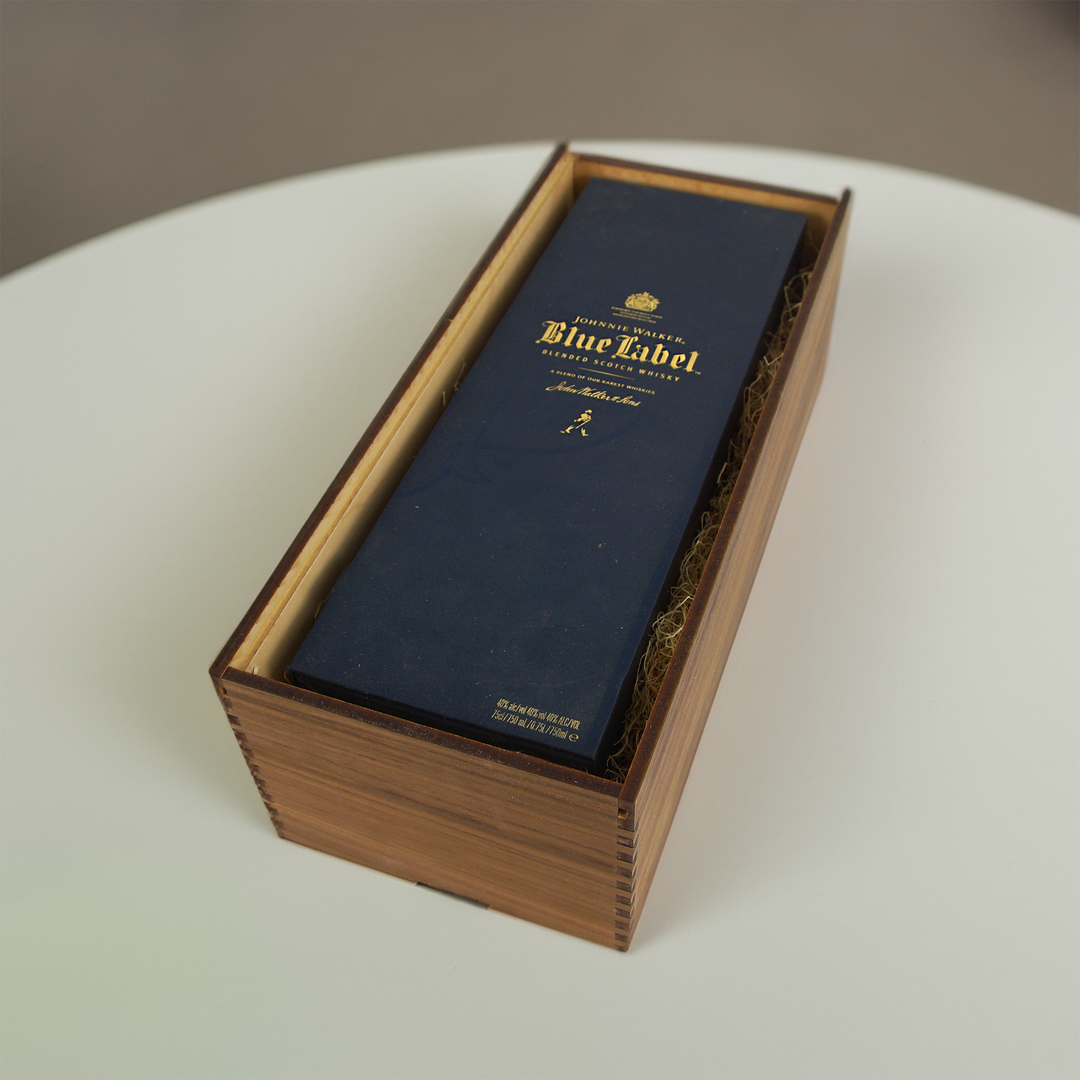 Large Wood Whisky Box