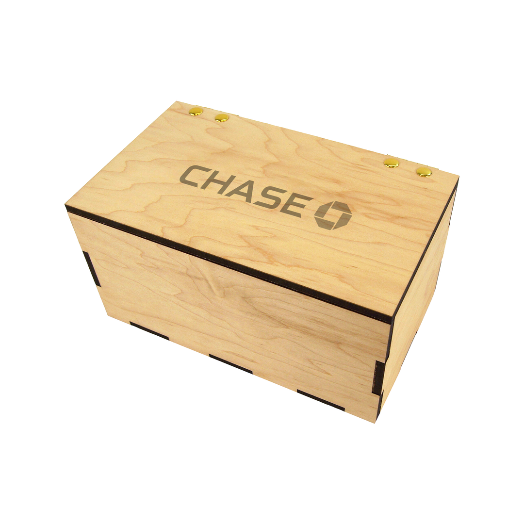 Maple Rocks Glass Gift Box with Corporate Logo