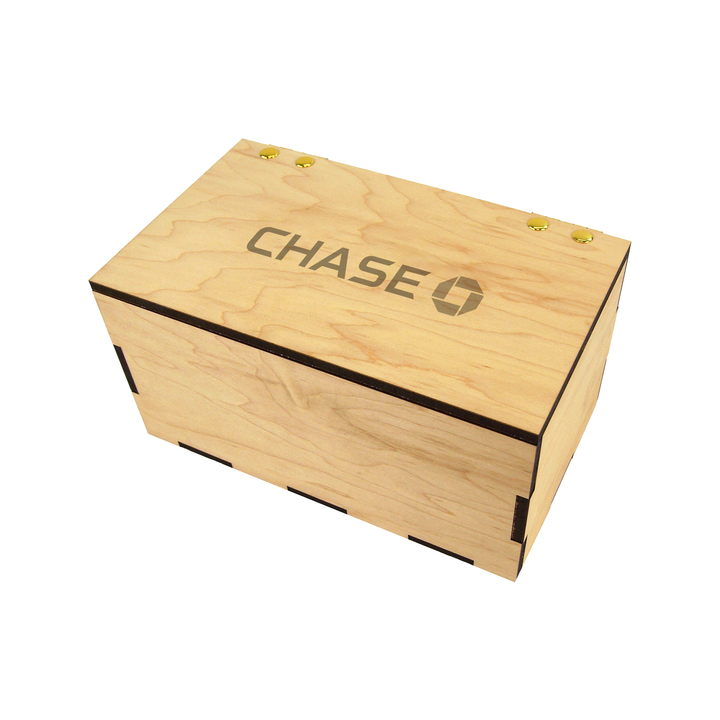 Maple Rocks Glass Gift Box with Corporate Logo