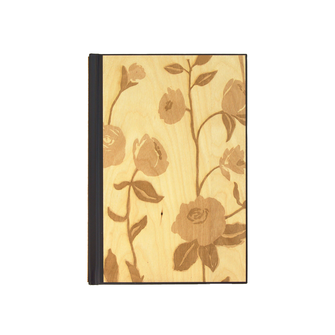 She She Wood Journal - Rose Vine