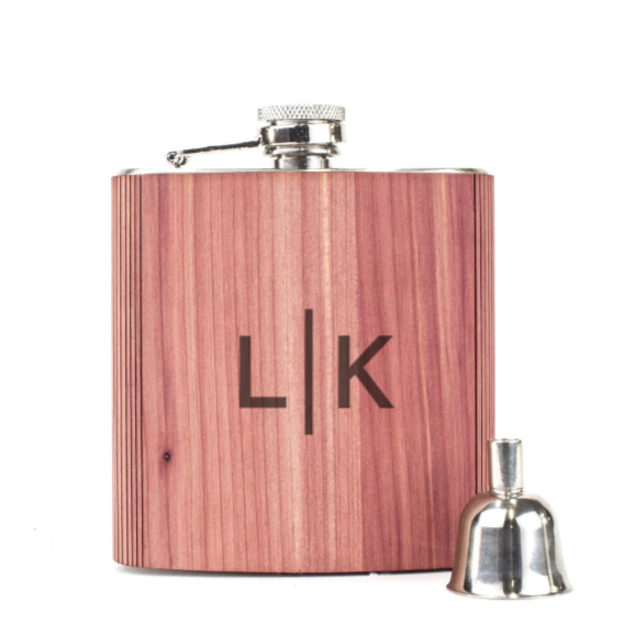 Wood Custom Flask 6 oz.