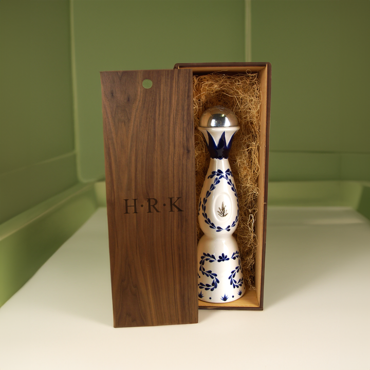 Large Wood Tequila Box