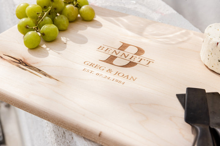 Wedding Day Cutting Board