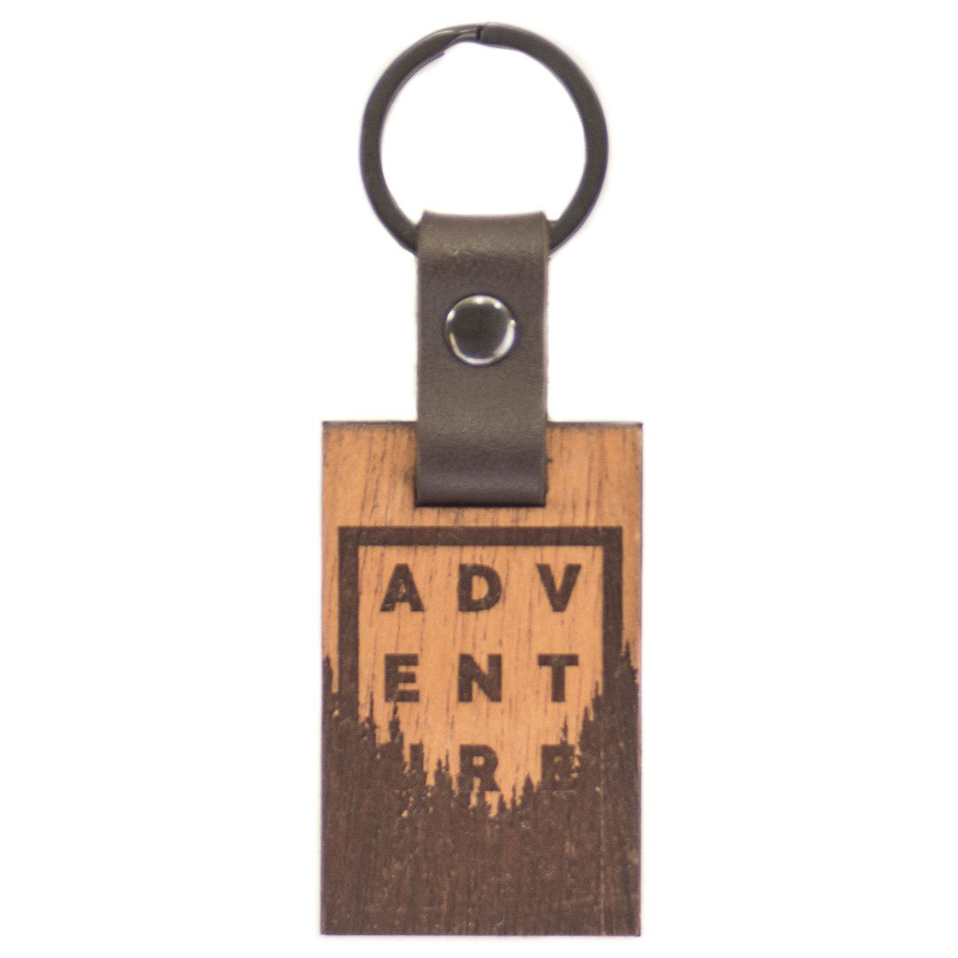 Adventure Leather Keychain - Woodchuck USA