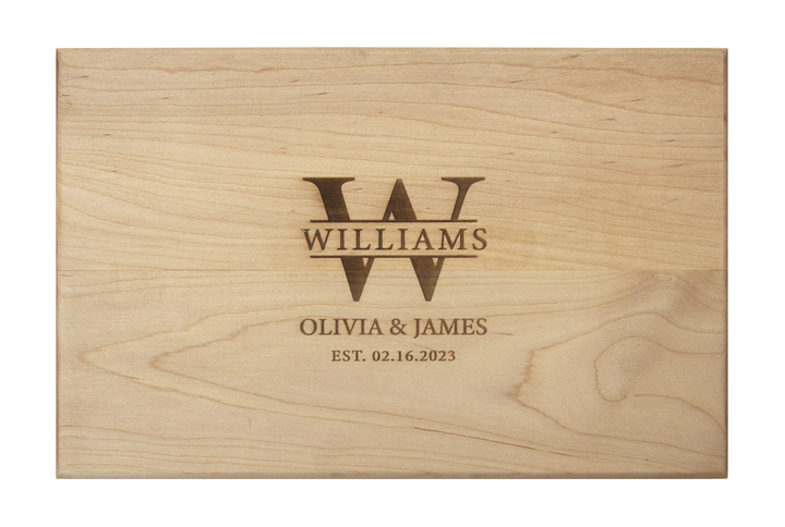 Wedding Day Cutting Board