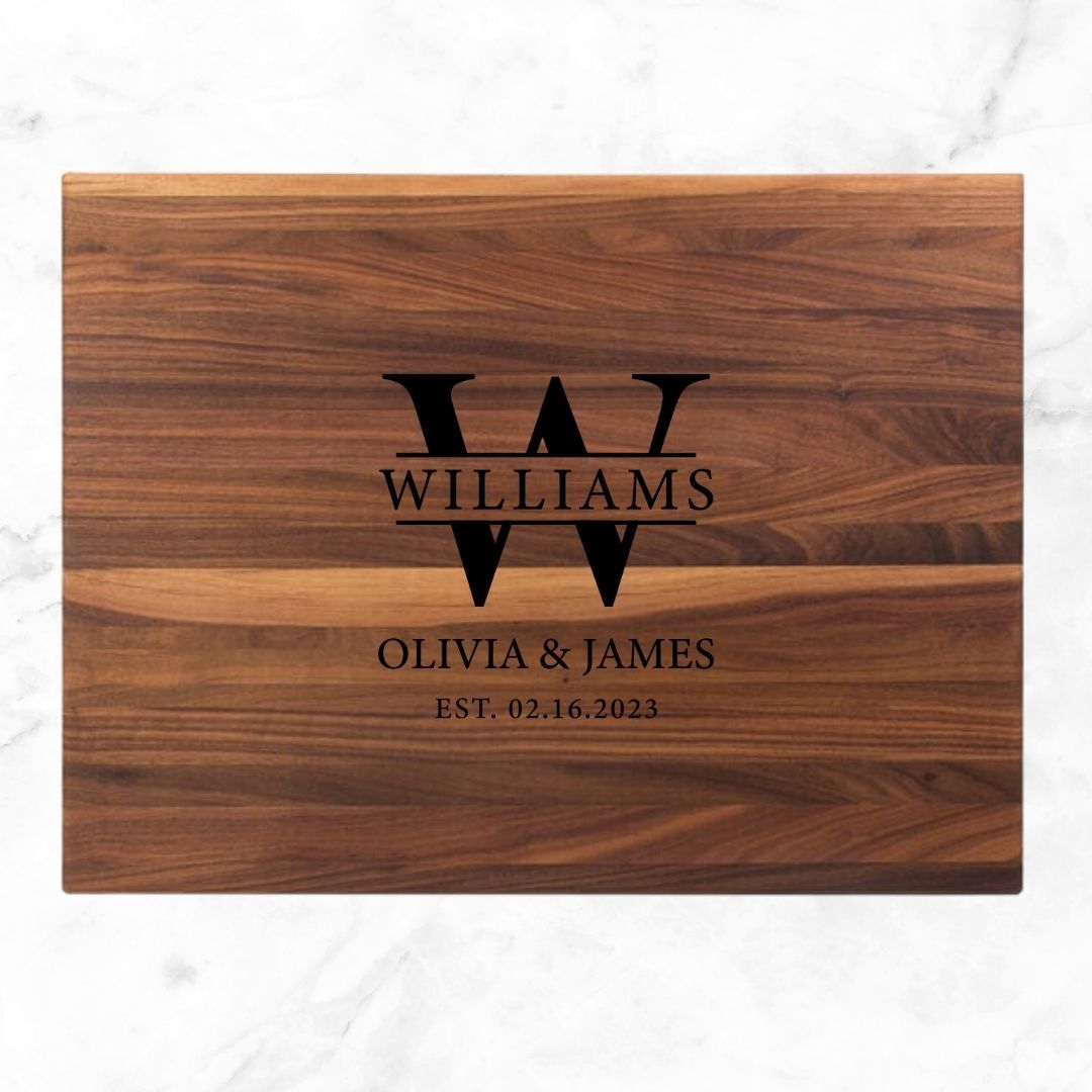 Wedding Day Cutting Board