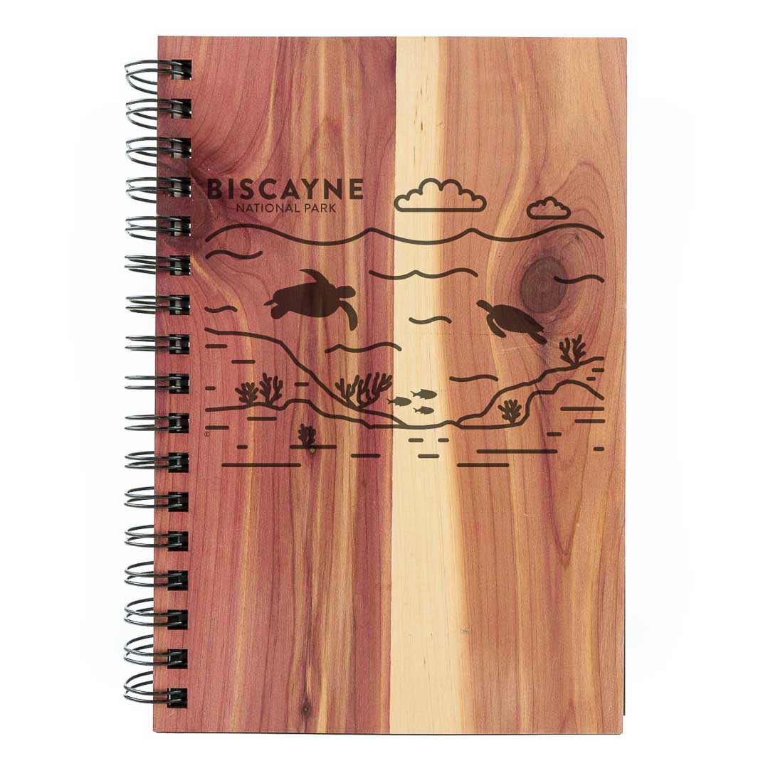 Biscayne National Park Wood Spiral Journal