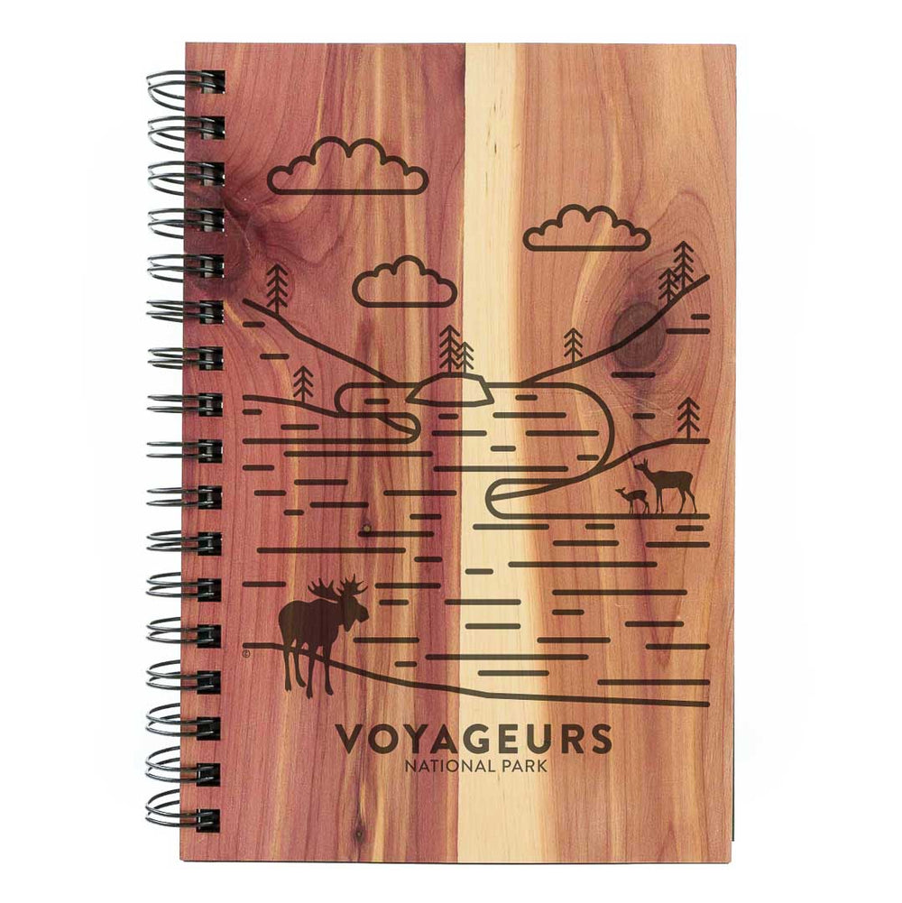 Voyageurs National Park Wood Spiral Journal