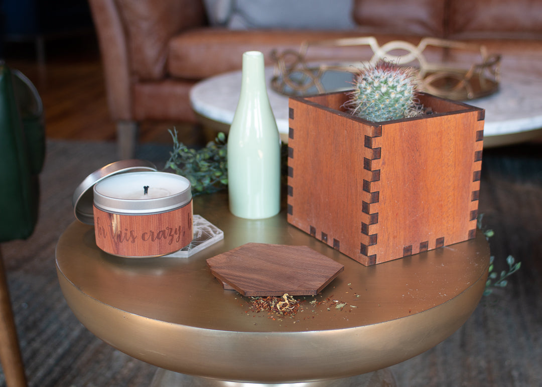 Square Desktop Planter