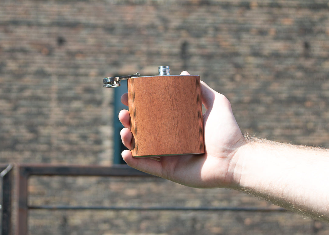 Wood Custom Flask 6 oz.