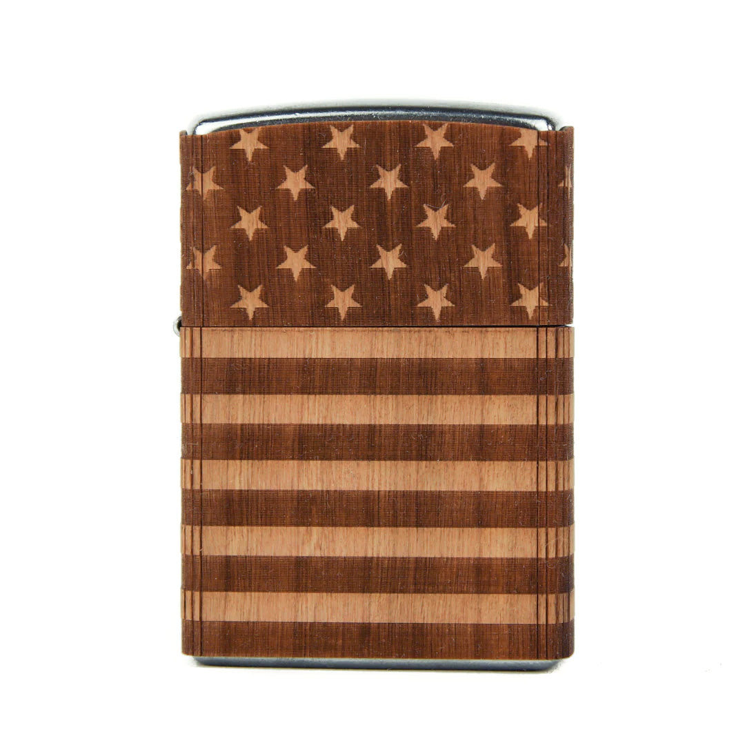 American Flag Full-Wrap Zippo Lighter