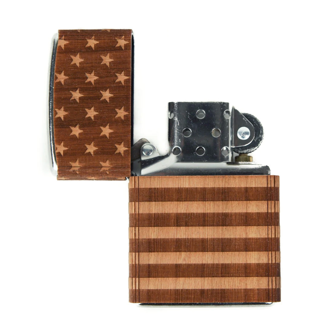 American Flag Full-Wrap Zippo Lighter