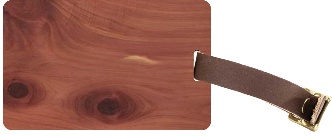Wood Luggage Tag with Corporate Logo