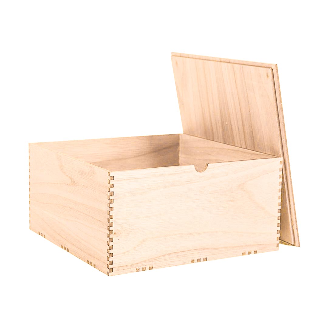 8" Wooden Large Gift Box