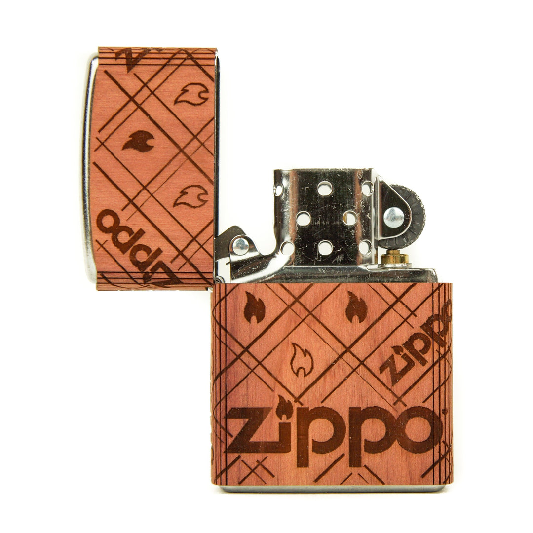 Zippo Logo Full-Wrap Zippo Lighter