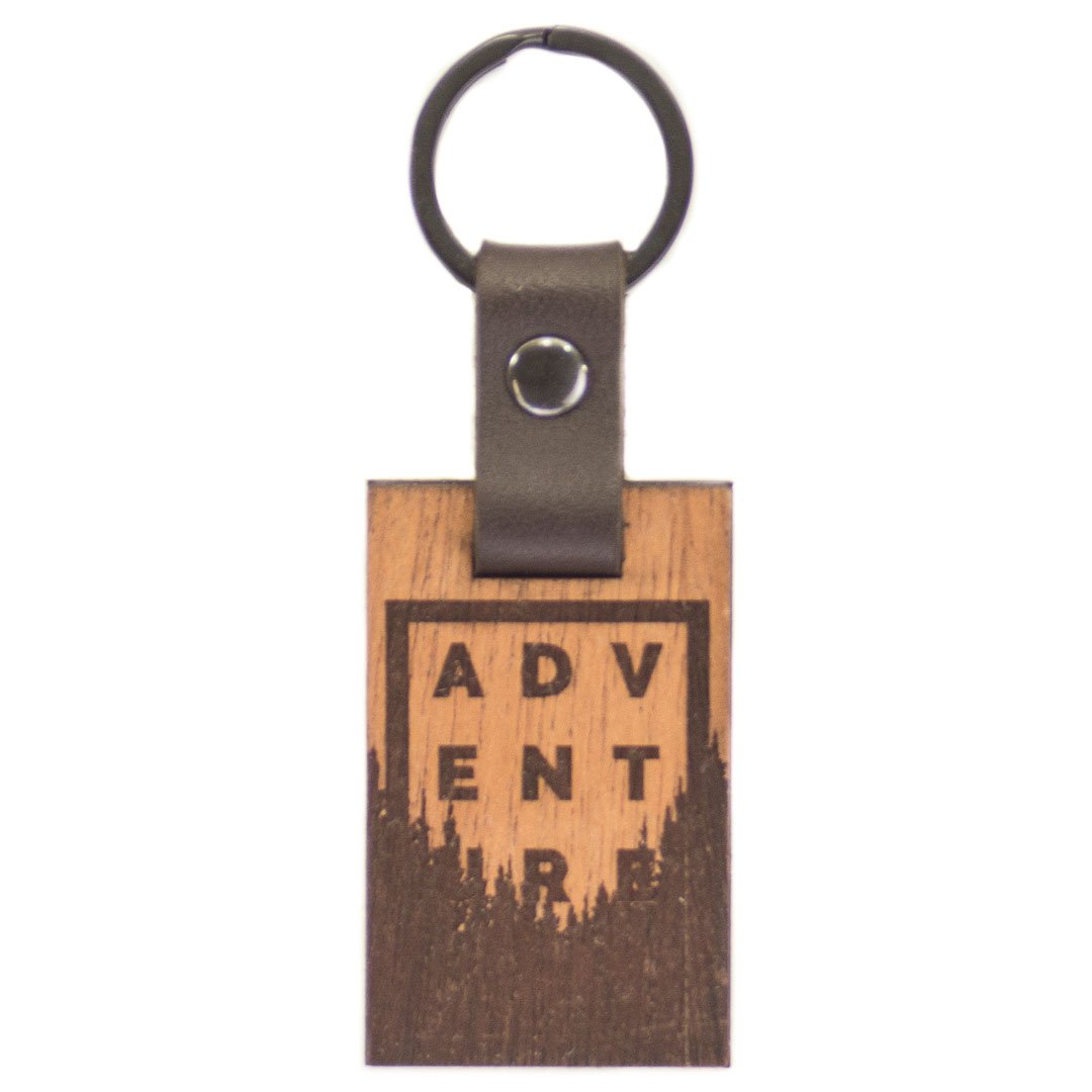 Adventure Leather Keychain - Woodchuck USA