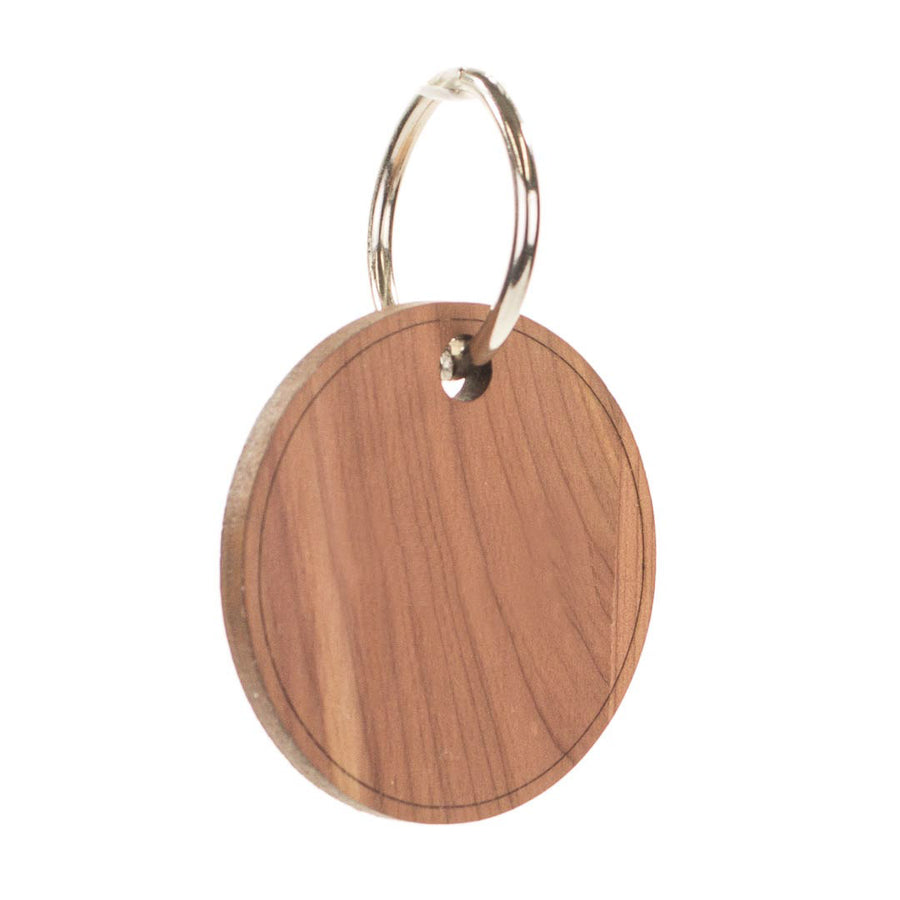 Blank Wood Key Chain Woodchuck USA
