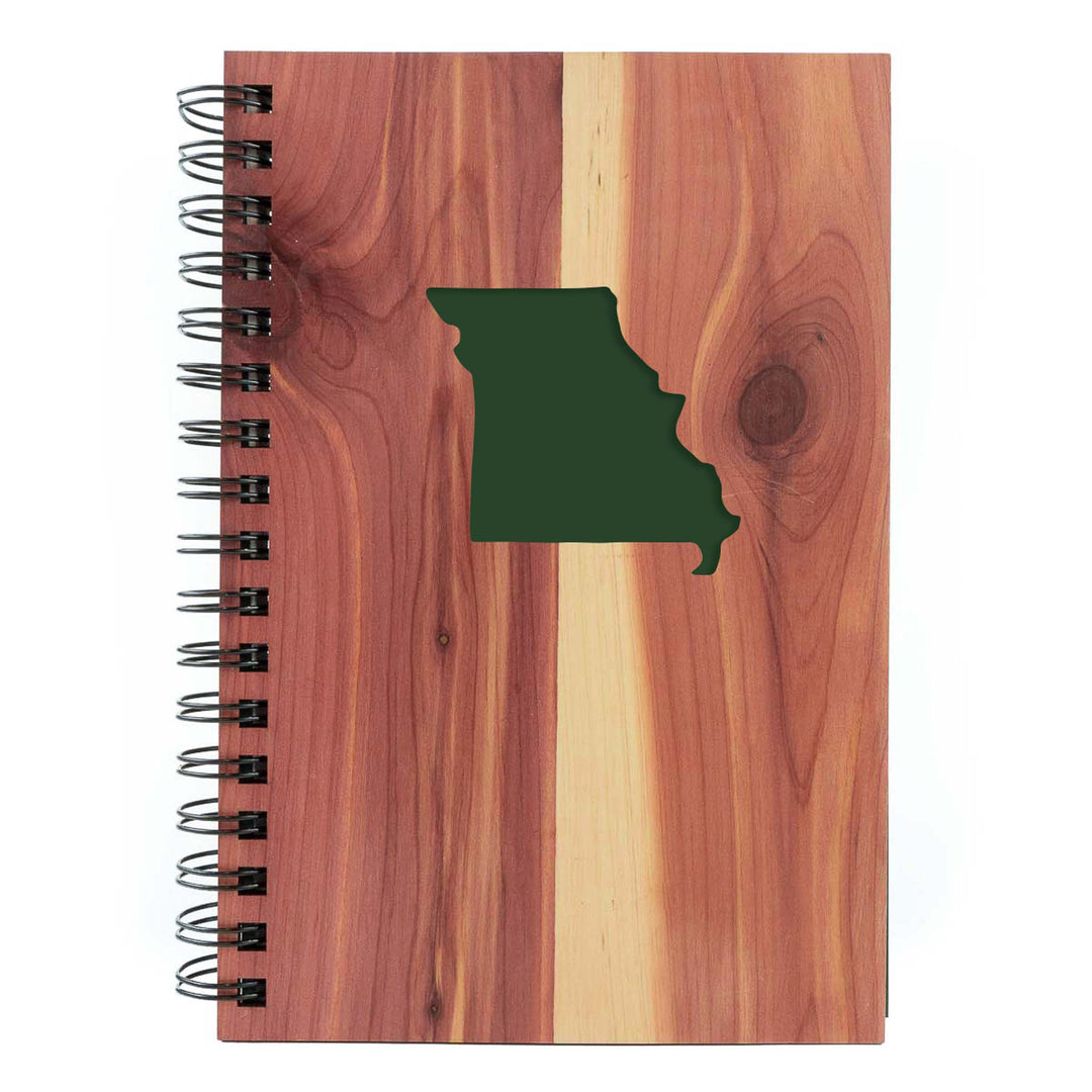 State Cutout Spiral Journal