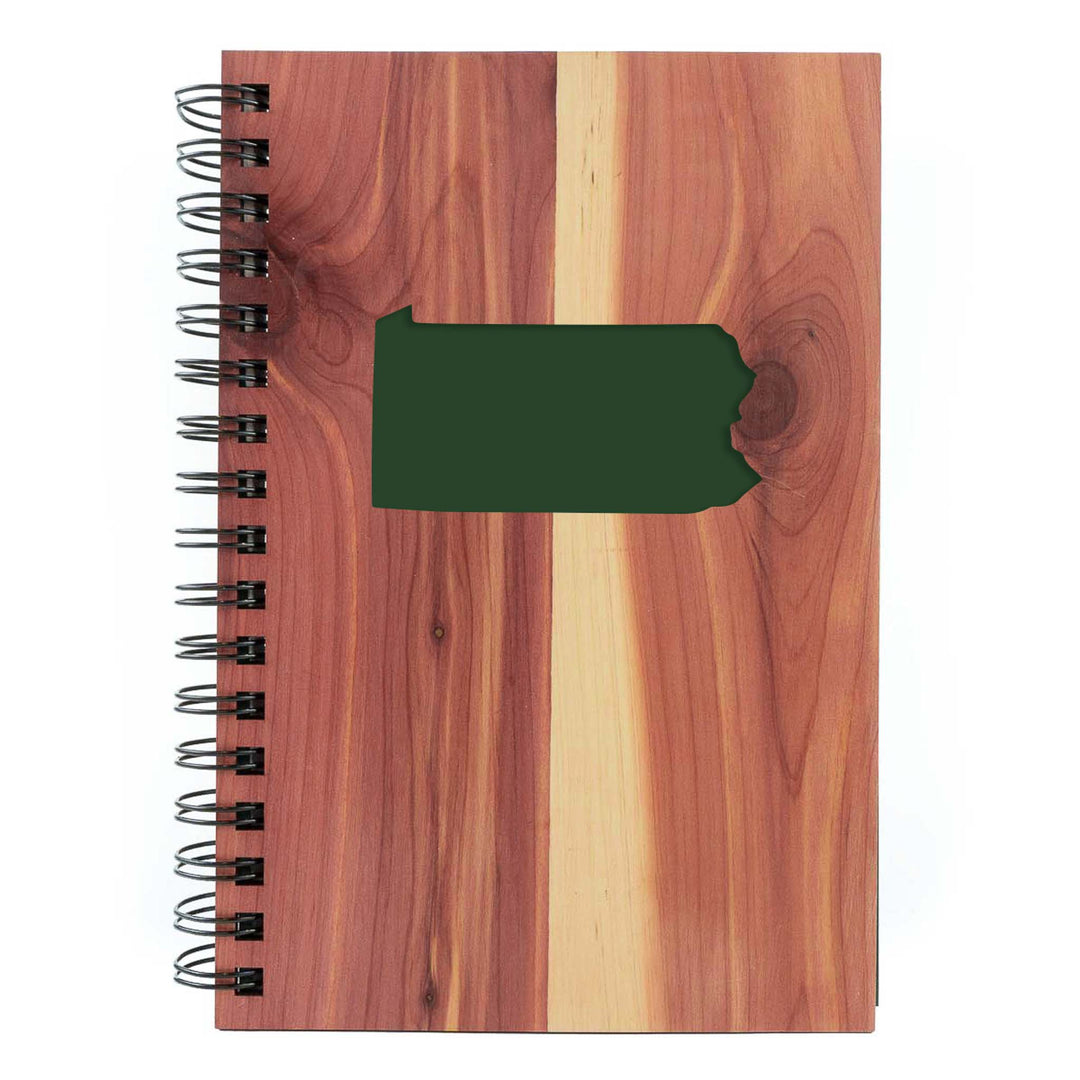 State Cutout Spiral Journal