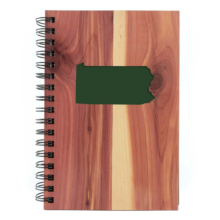 State Cutout Spiral Journal