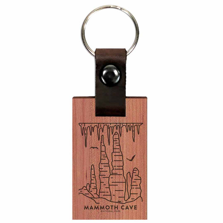 Mammoth Cave National Park Wood Premium Key Chain