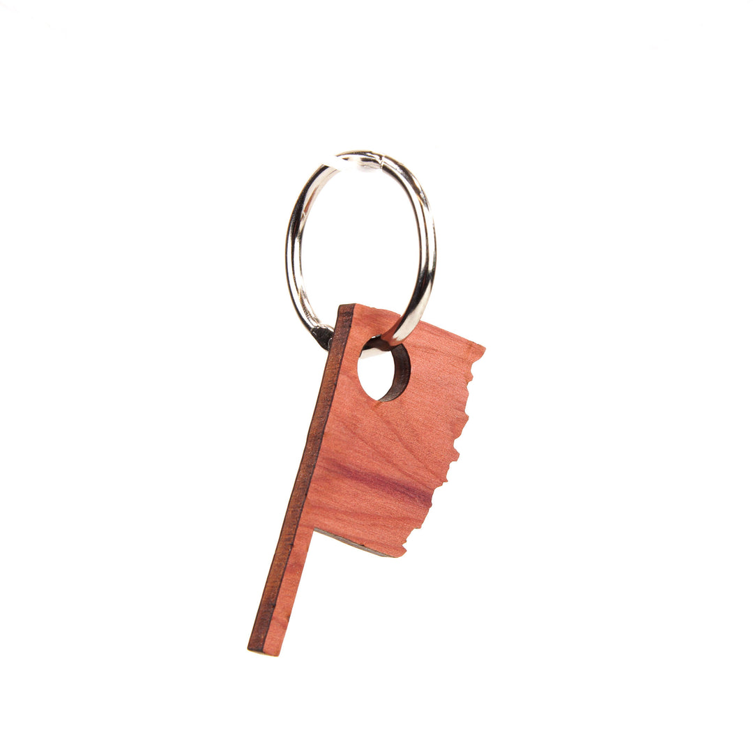 Blank Leather And Wood Keychain – Woodchuck USA